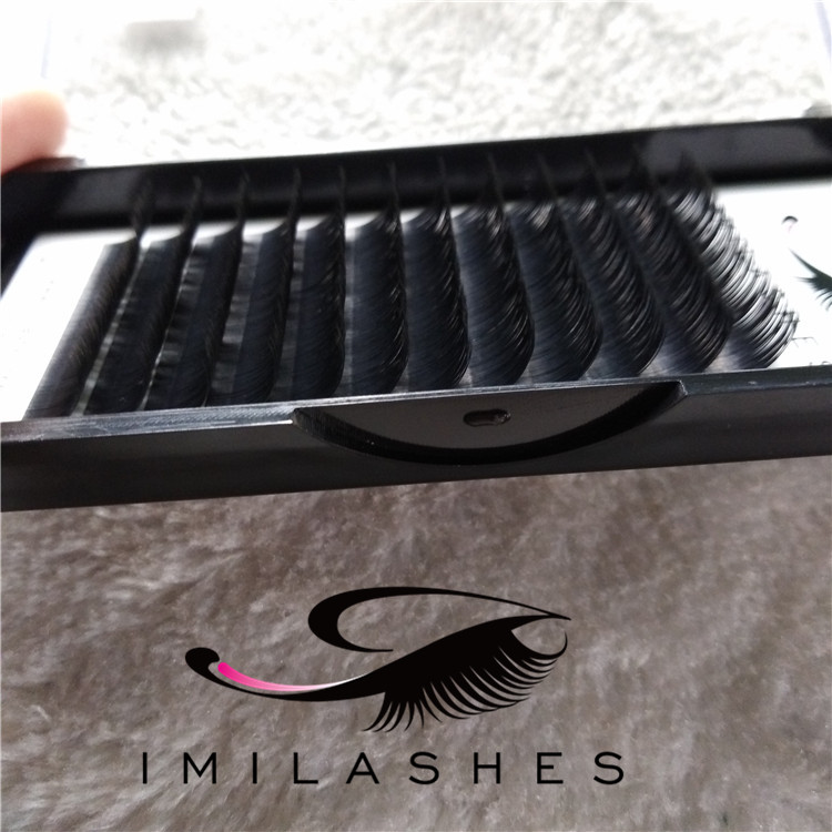 Individual flat lashes vs regular China eyelash extensions supplies-V